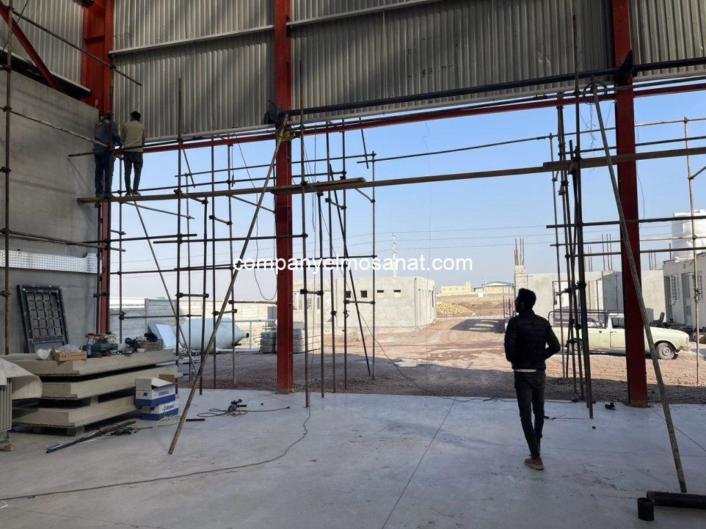 کارخانه ساخت اسکلت فلزی در اصفهان
